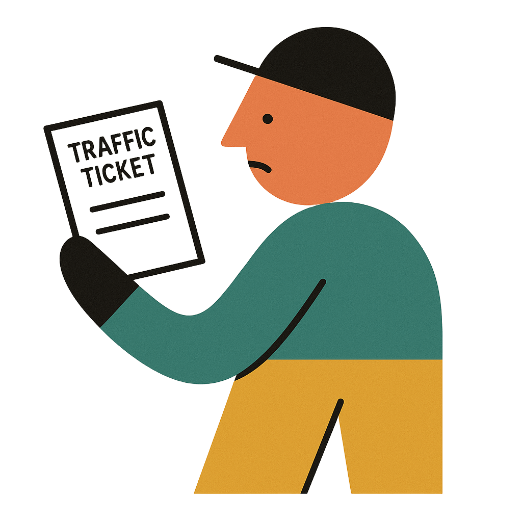 20250919 1922 traffic ticket reflection simple compose 01k5jbdfb0fb6bghpy3myxpq42 (1)